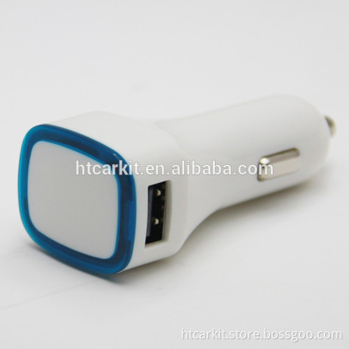 2016 New Arrival Aluminum Portable 5V 2.1A car charger,dual usb car charger